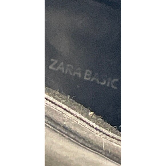 Zara Basic black Slip On platform Ankle Heeled boots EU 39 Women’s Fits 7.5US - Picture 11 of 12